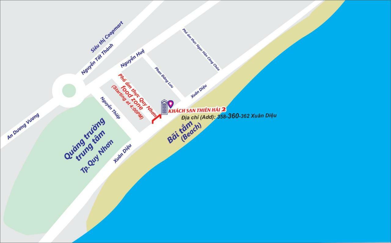 Thien Hai 2 Hotel Quy Nhon Eksteriør bilde